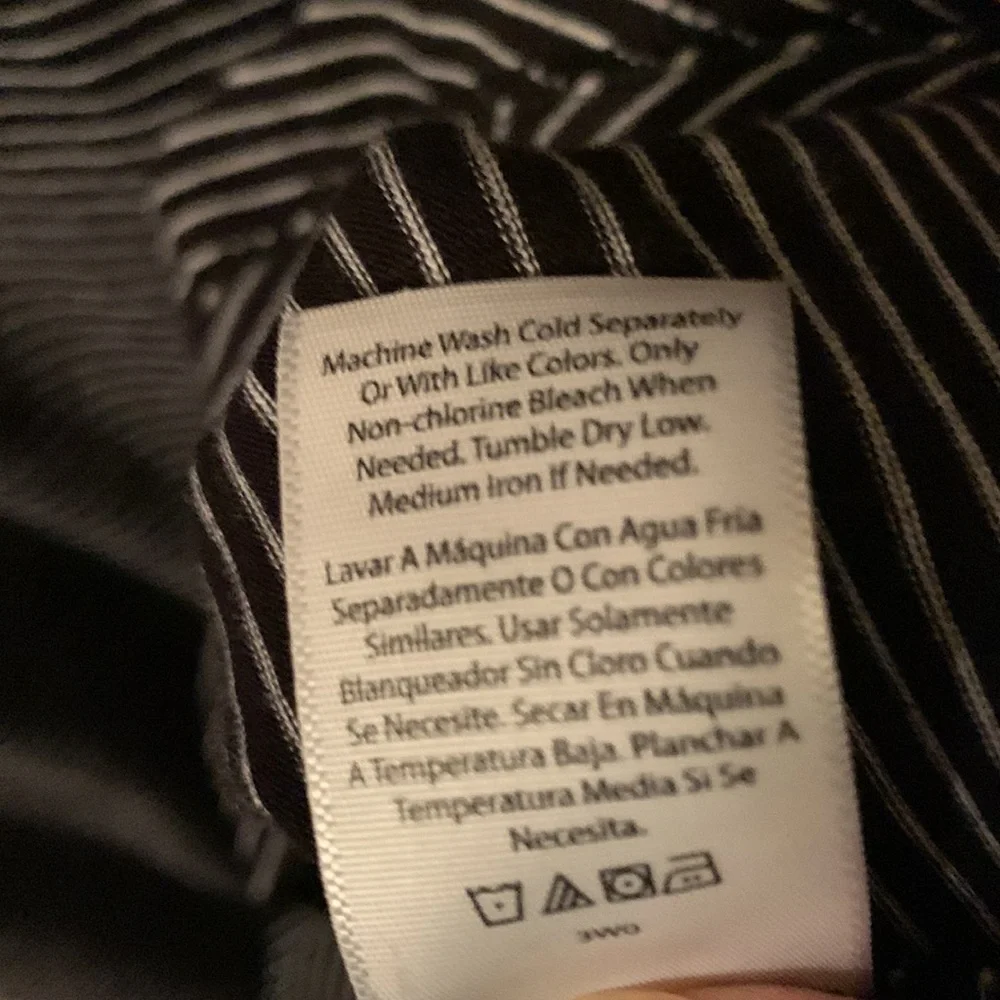 EUC Terra & Sky black&white striped midi stretchy dress w/pockets 3x(24W-26W) - Picture 11 of 11